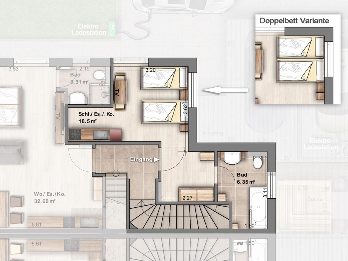 -Neubau- 24 Qm Studio-Apartment Фульда Экстерьер фото